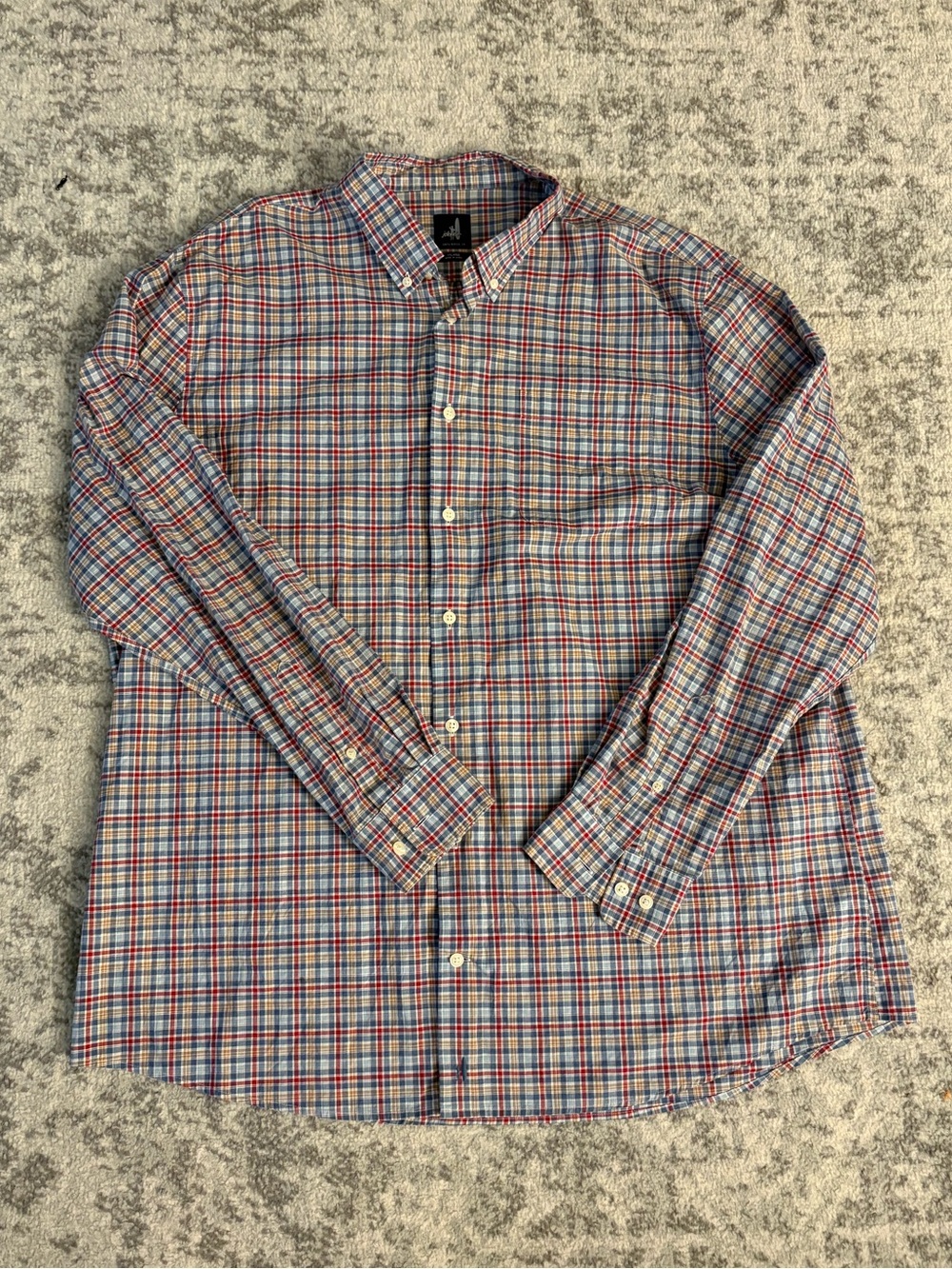 Johnnie-O Performance Button Down Long Sleeve Casual Shirt Size XXL